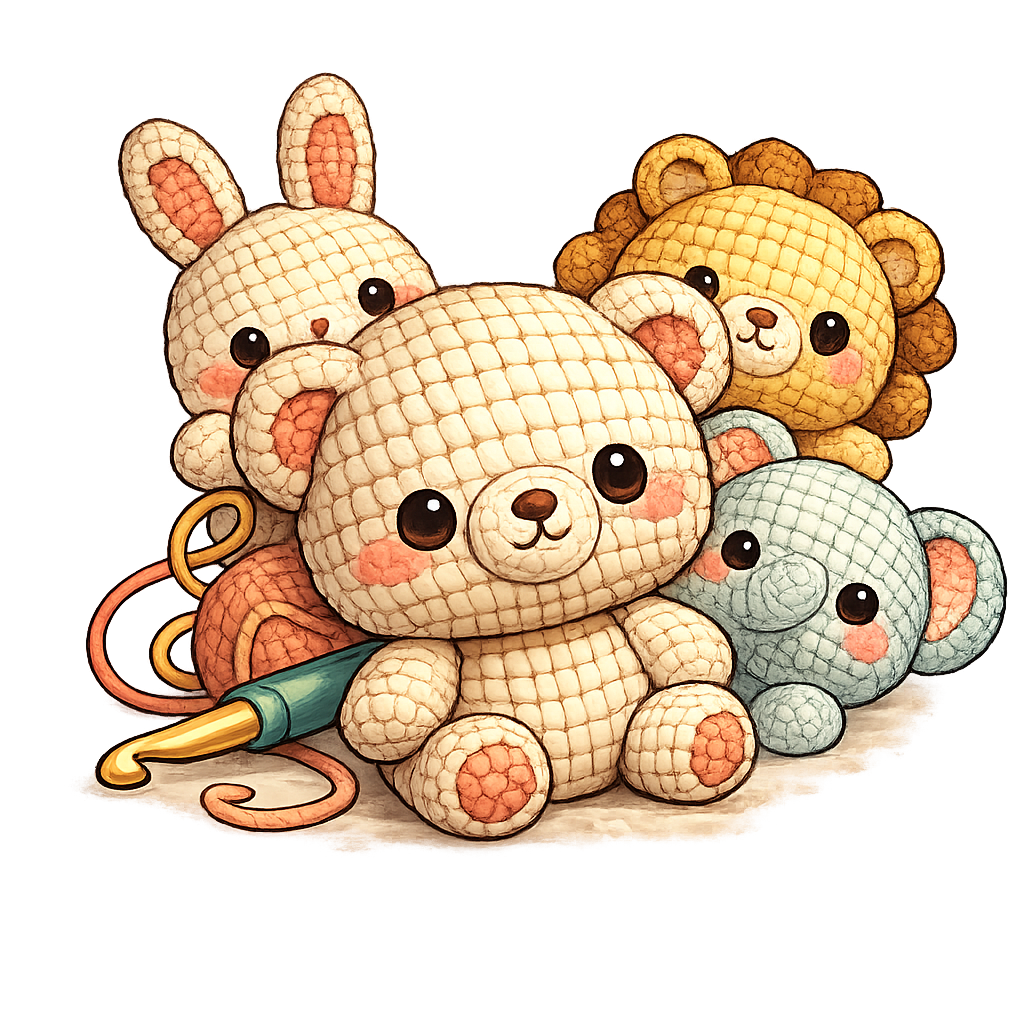 Mini Zoo Crochet Pattern Pack
