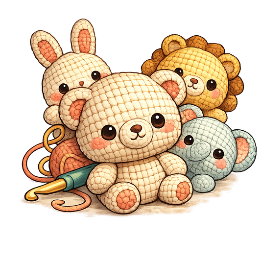 Mini Zoo Crochet Pattern Pack