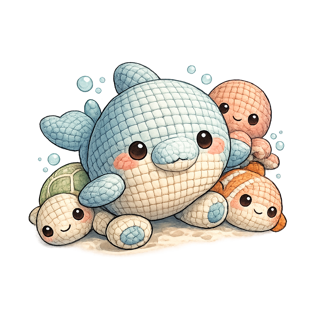 Ocean Friends Crochet Pack