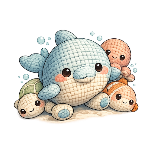 Ocean Friends Crochet Pack