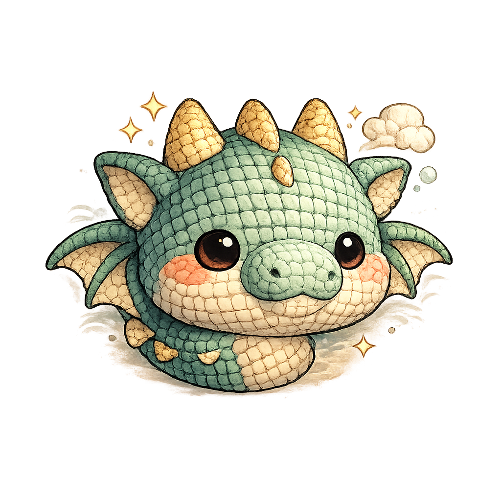 Mini Dragon Crochet Pattern