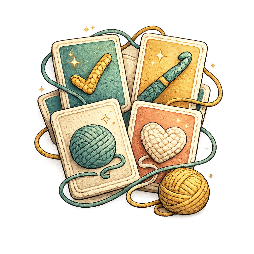 Crochet Challenge Cards